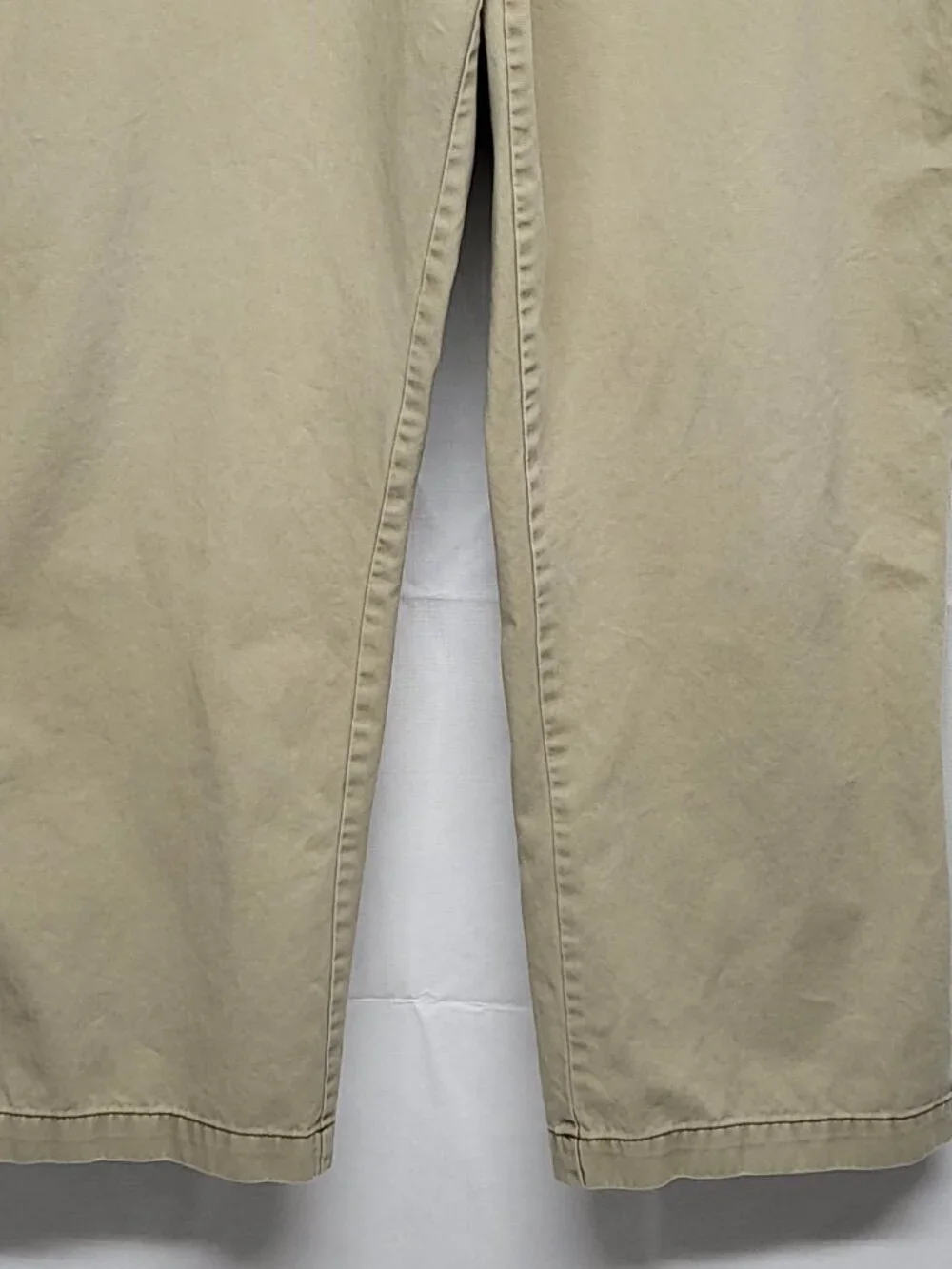 Roundtree & Yorke Casuals Mens Chino Pants 44 X 30 Flat Front High Rise Cotton